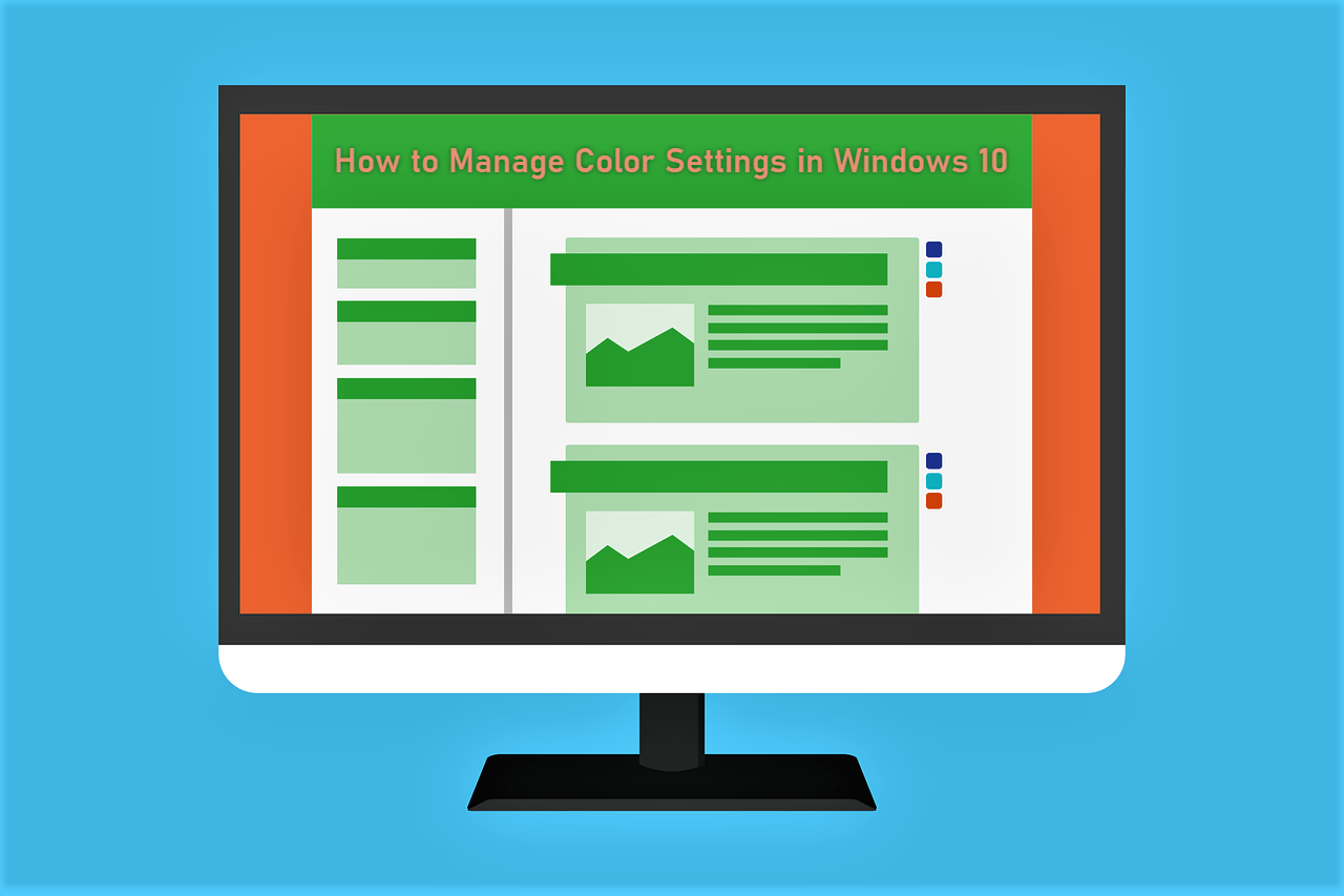 How to Manage Color Settings in Windows 10