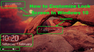How to Customize Lock Screen In Windows 10
